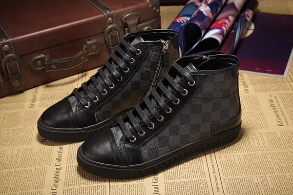 LV High-Top Fashion Men Shoes--012